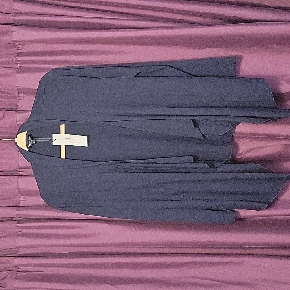Urban Coco Navy Blue Cardigan Size Large